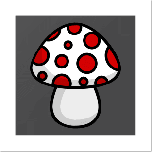 White Agaric Posters and Art